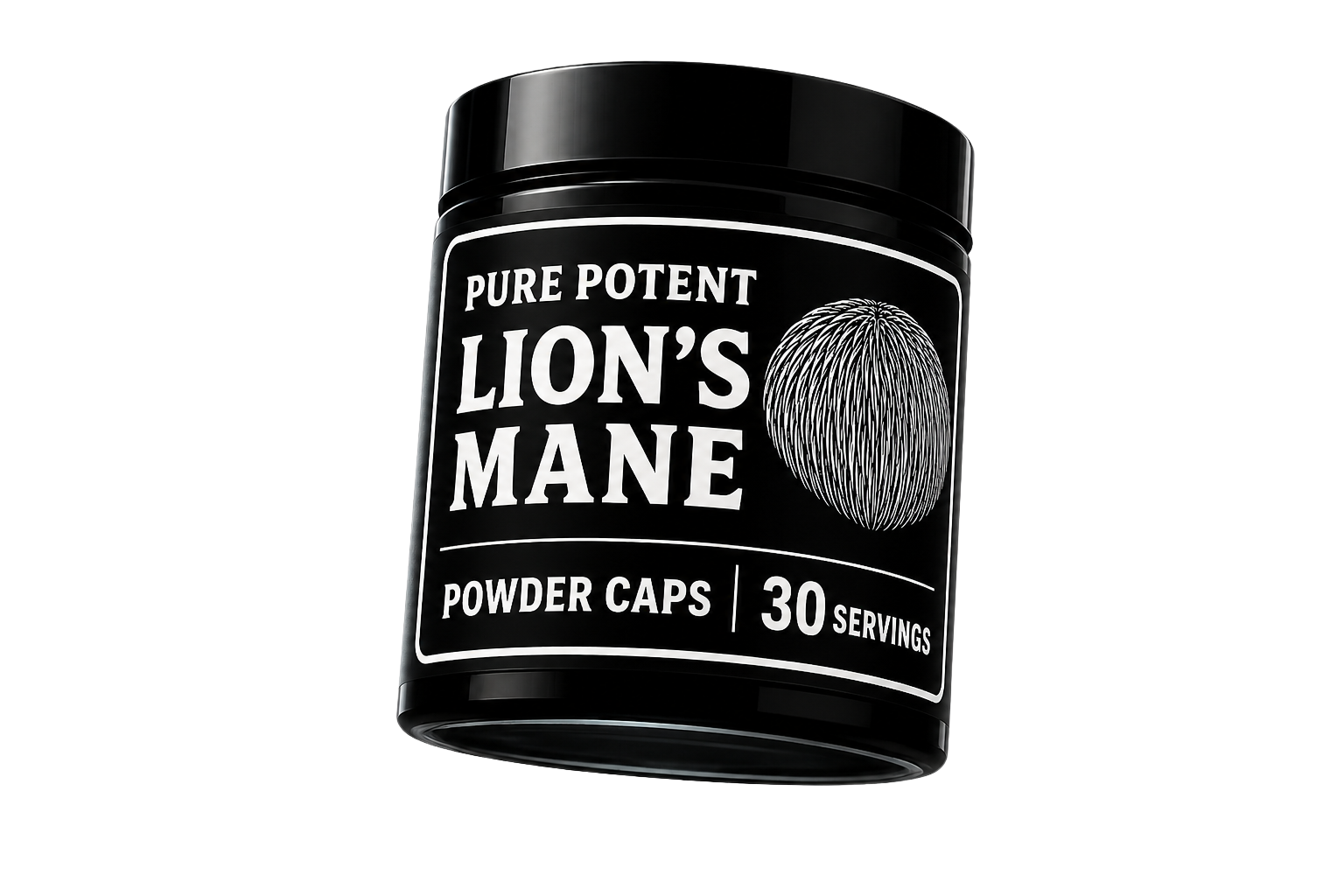 Lion's Mane Mushroom Powder Caps — 30 Servings
