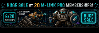 6 of 20 M-Link Pro memberships reached