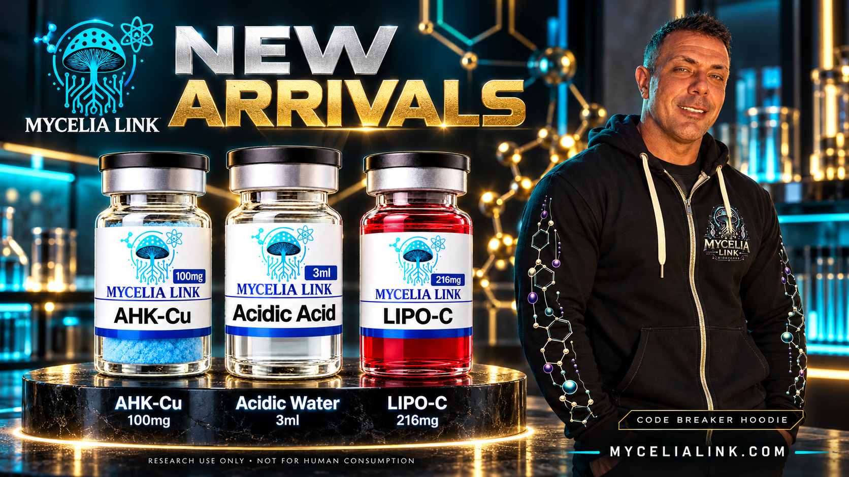 Mycelia Link New Arrivals Oct