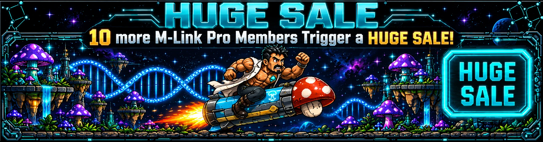10 of 20 M-Link Pro memberships reached